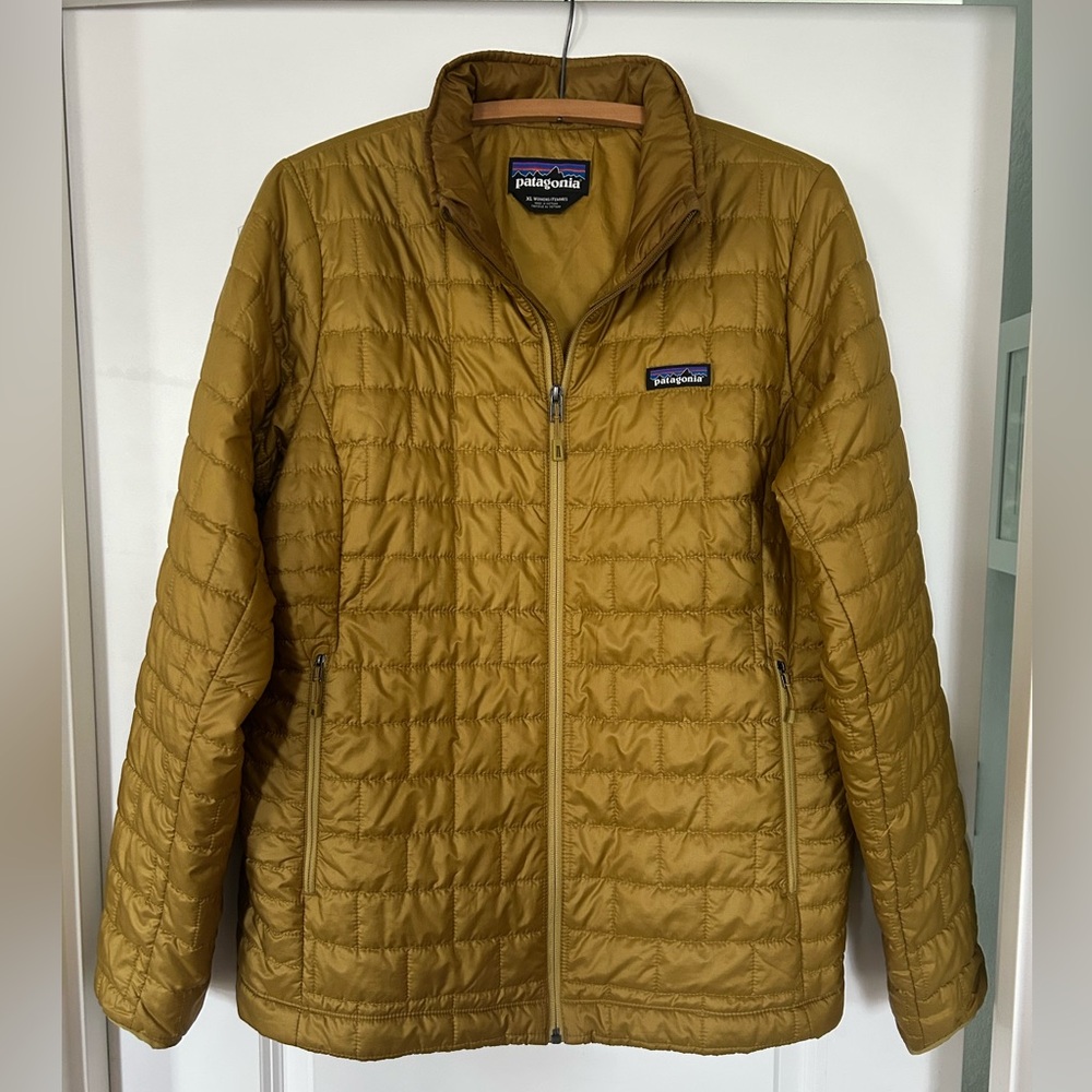 Patagonia Olive Green Quilted Jacket